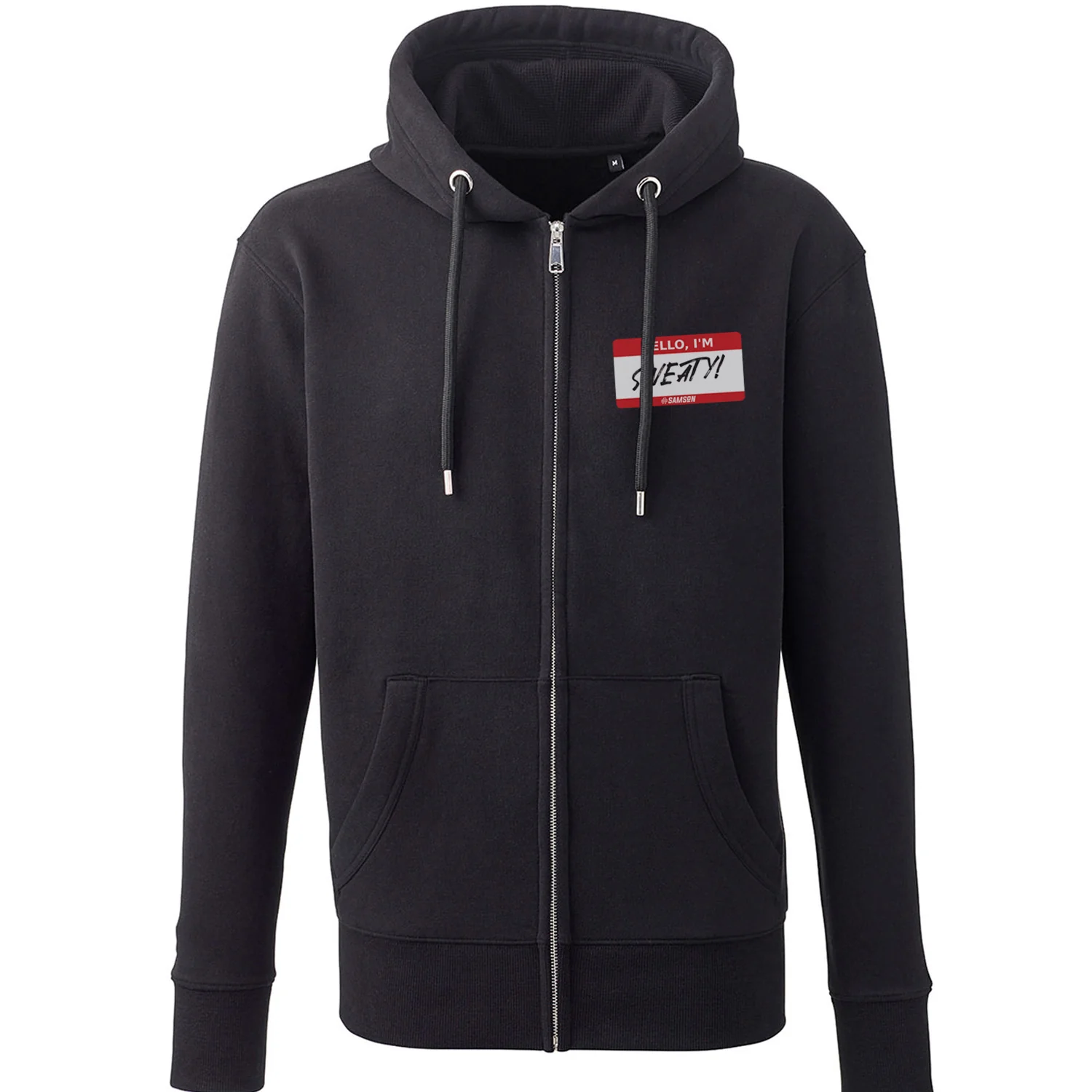 Hello I'm Sweaty - Lux Hoodie with Zip