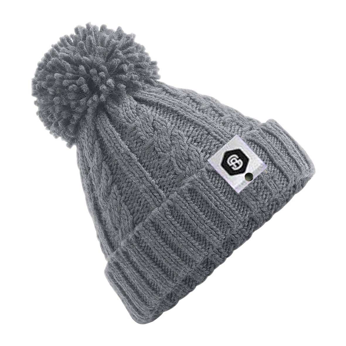 Cable Knit POM POM Beanie - Image 6