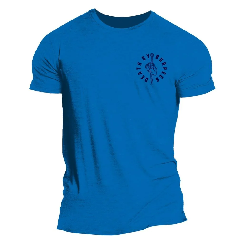 Death By Burpees - Men's Muscle Fit Gym T-Shirt