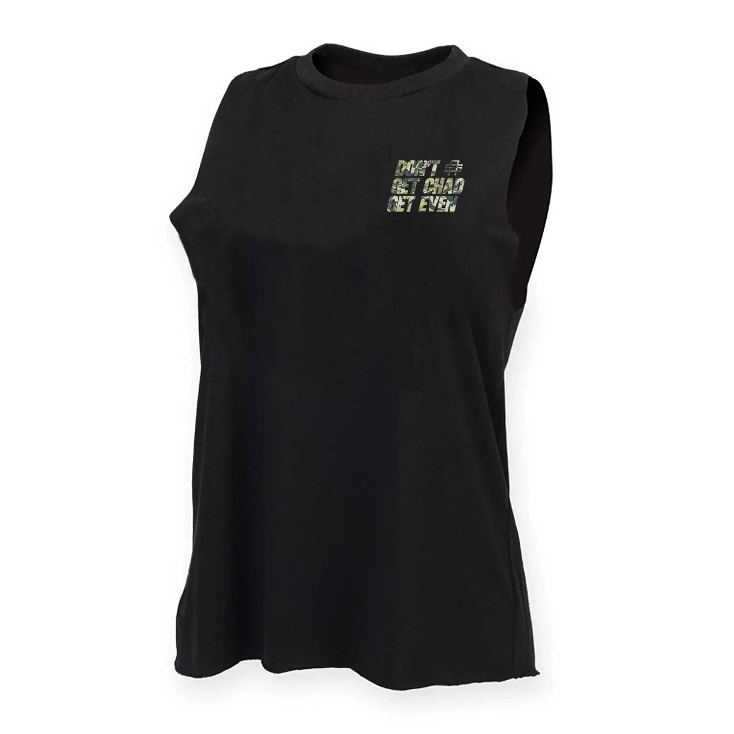 Don't Get Chad Get Even - Ladies Gym Tank Top