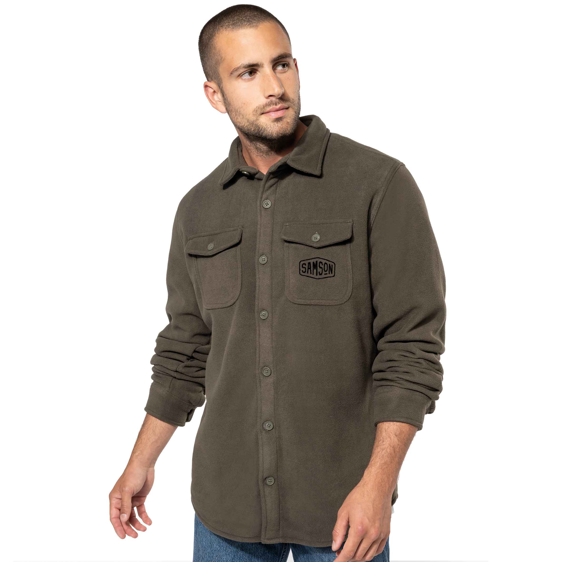 Fleece Lined Sherpa Shacket - Image 9