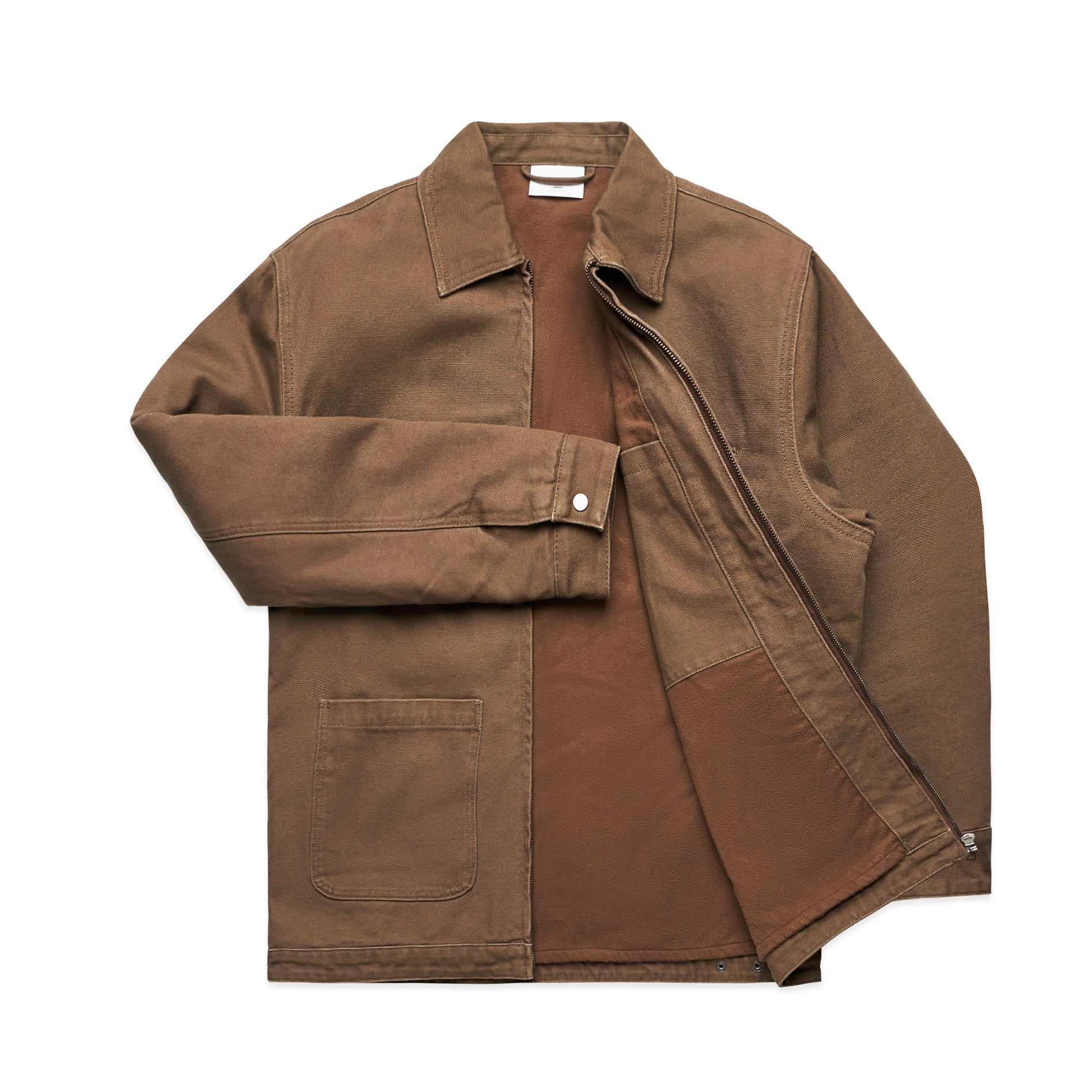 Heavy Canvas Jacket - Comfort Is A Slow Death - Walnut - Image 5