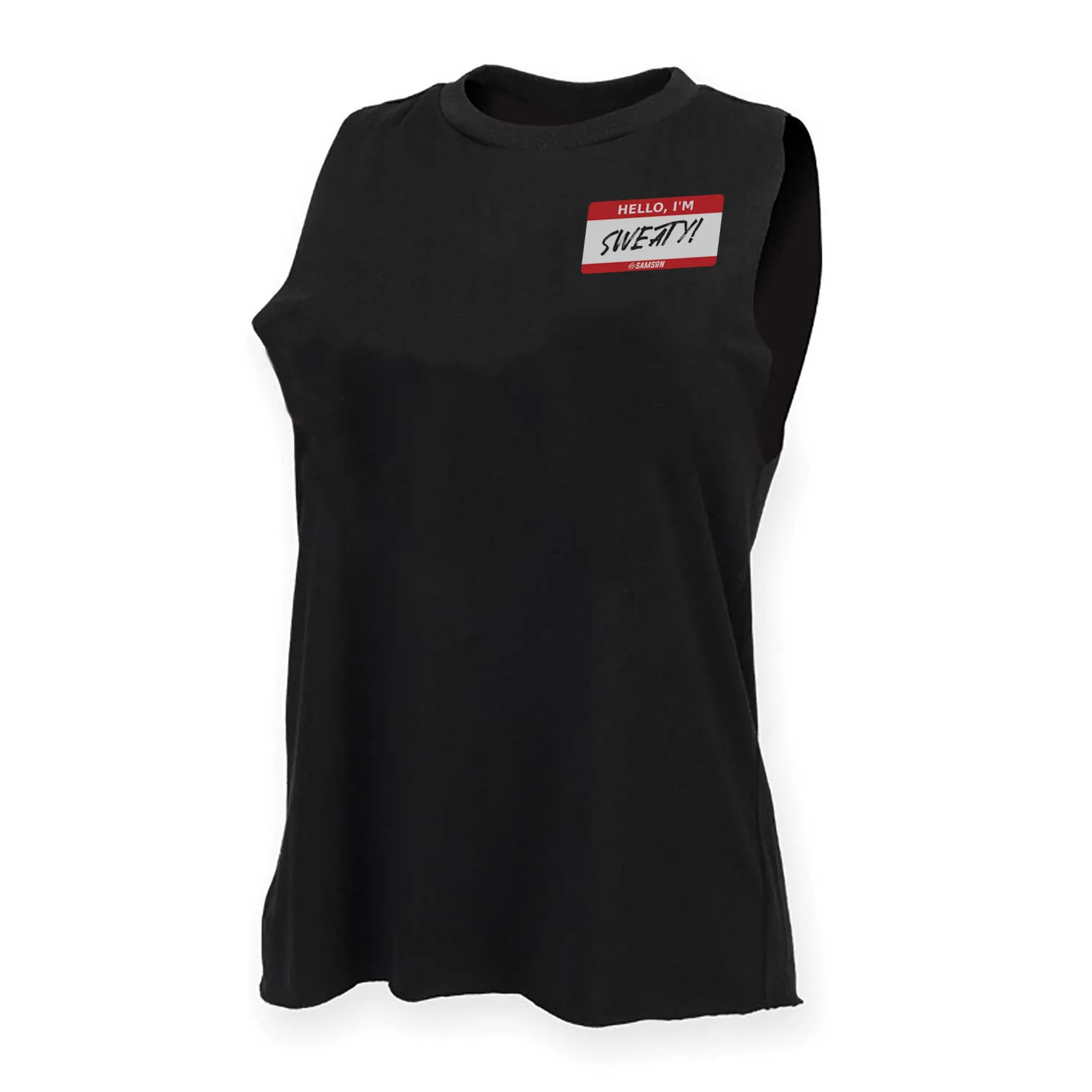 Hello I'm Sweaty - Ladies Gym Tank Top