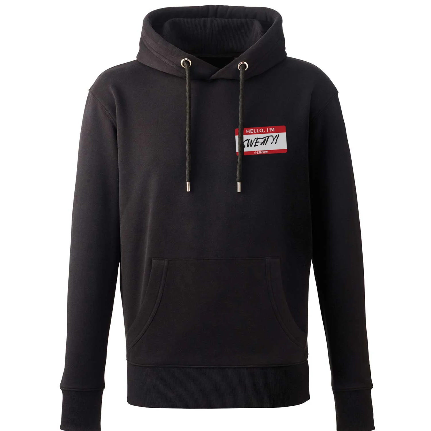 Hello I'm Sweaty - Oversized Unisex Pullover Hoodie
