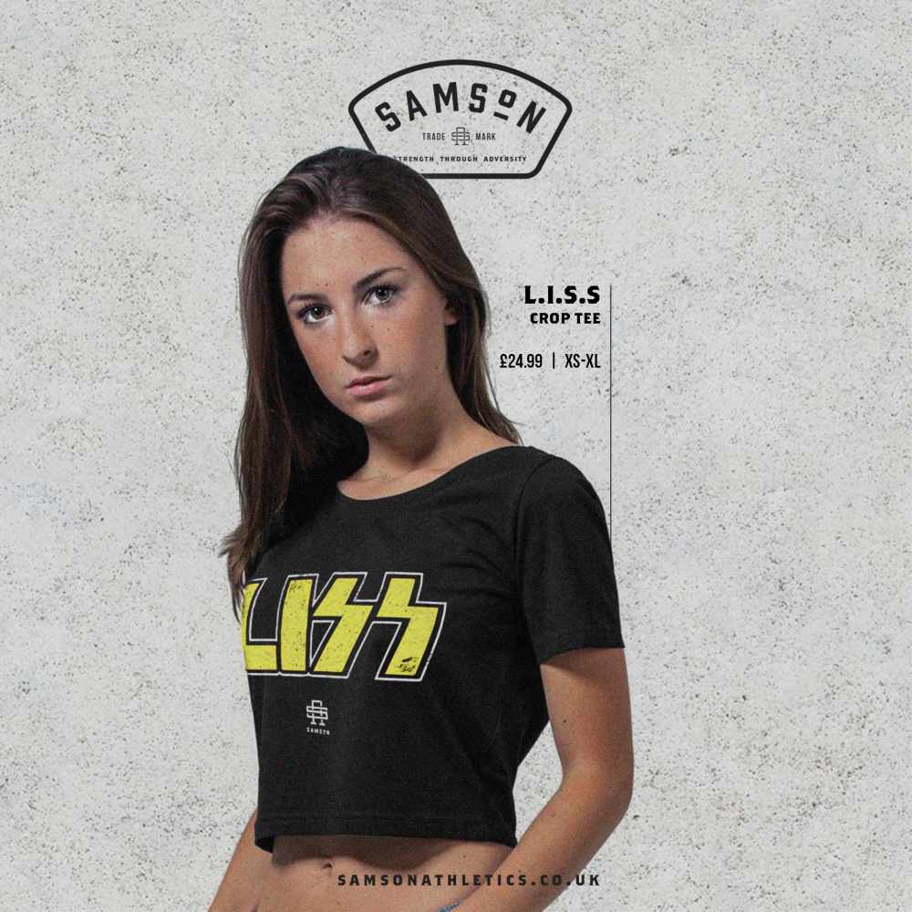 LISS Ladies Cropped Tee - Image 2