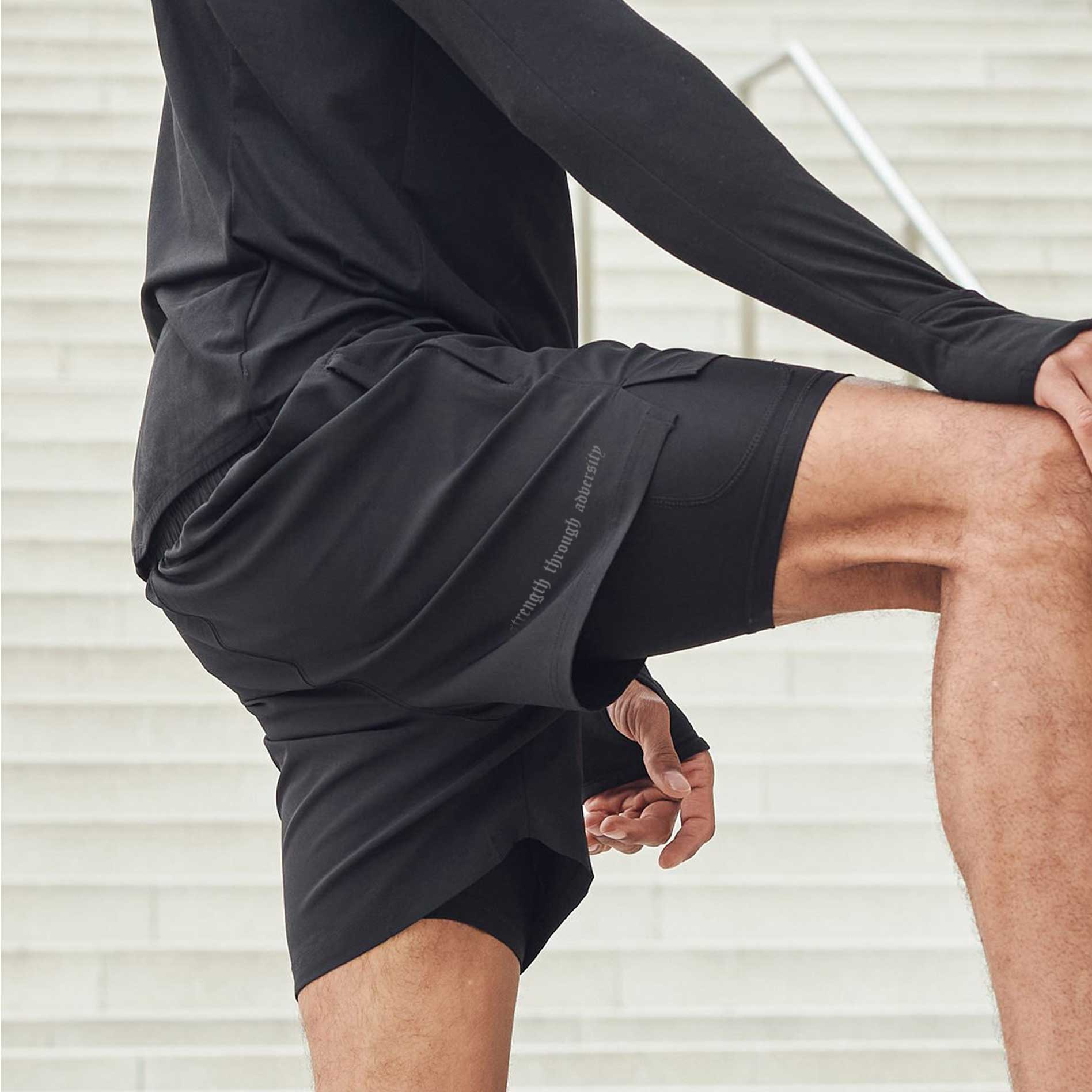 Men's Double Layer Functional Shorts - Image 3