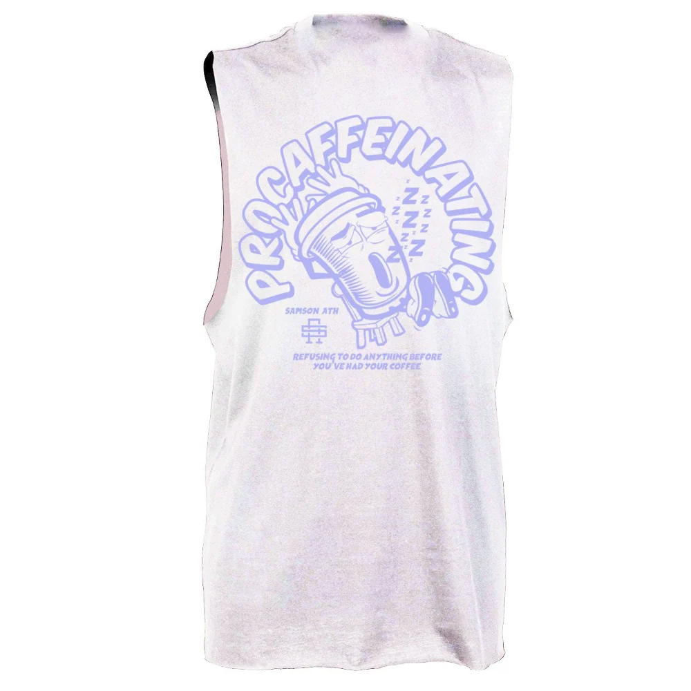 Procaffeinating Mens Cut Off Tank Top - Image 2