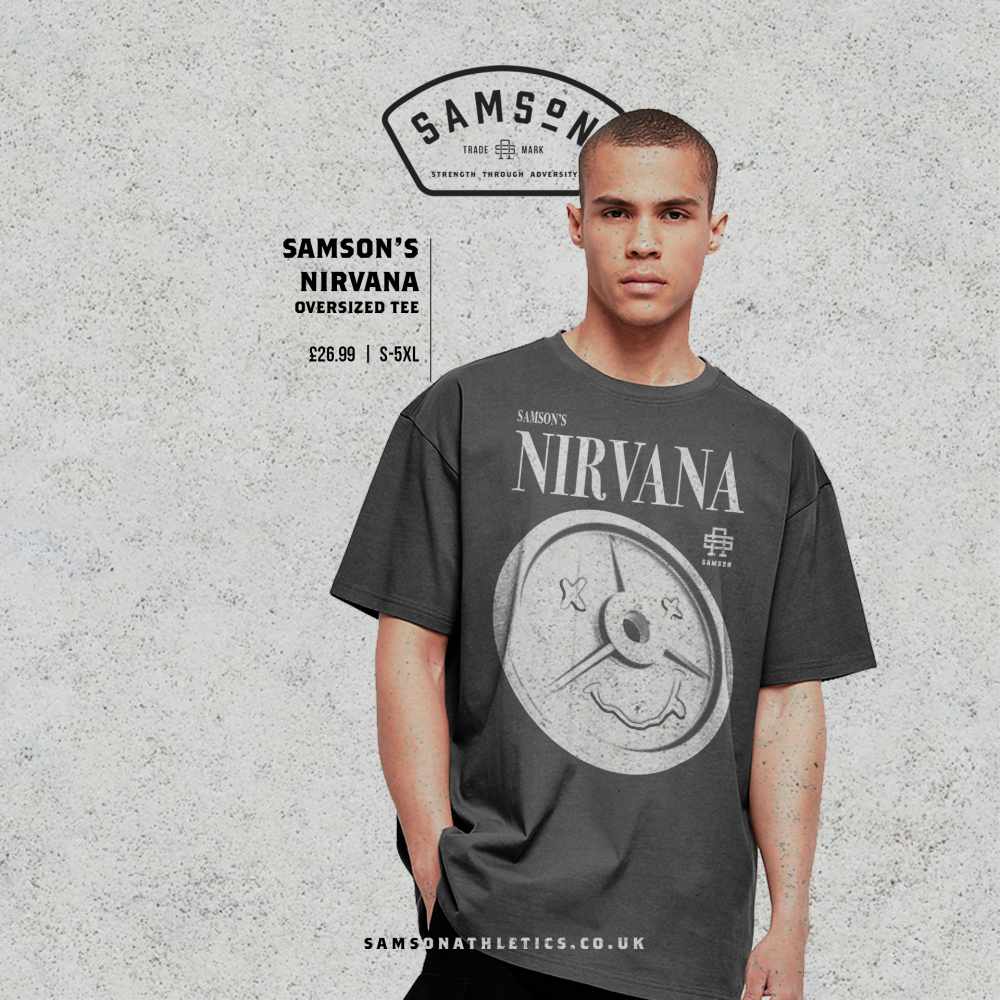 Samson's Nirvana Oversized T-Shirt - Image 2