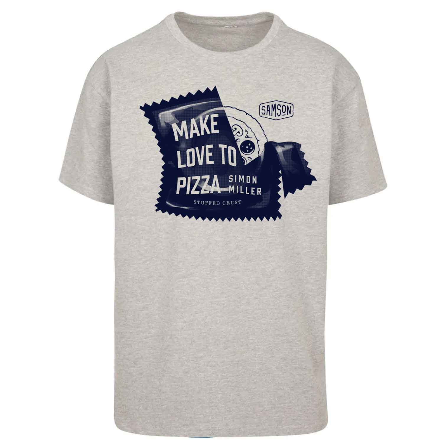Simon Miller's Make Love To Pizza Oversized Gym T-Shirt
