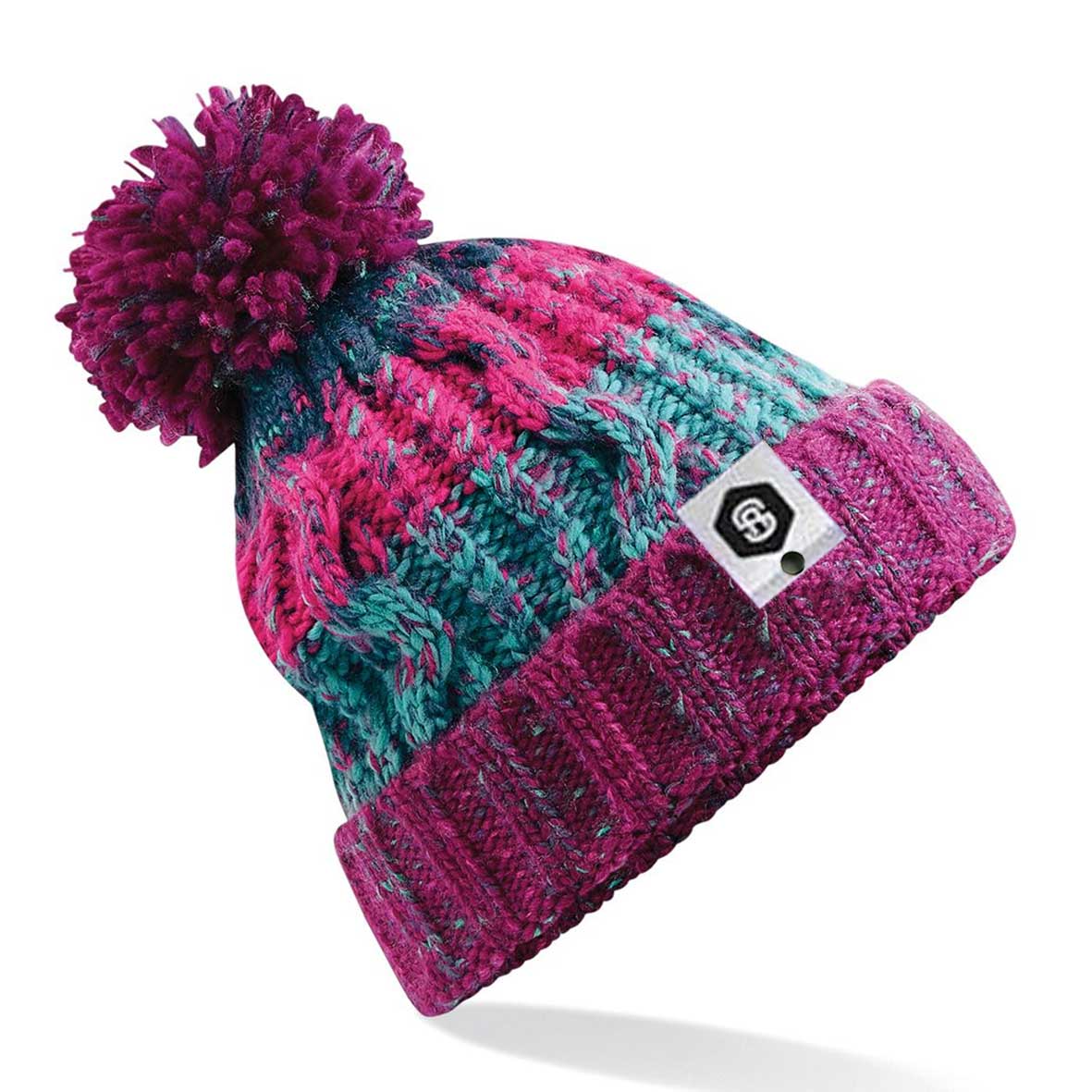 Stripe Pom-Pom Beanie - Image 4