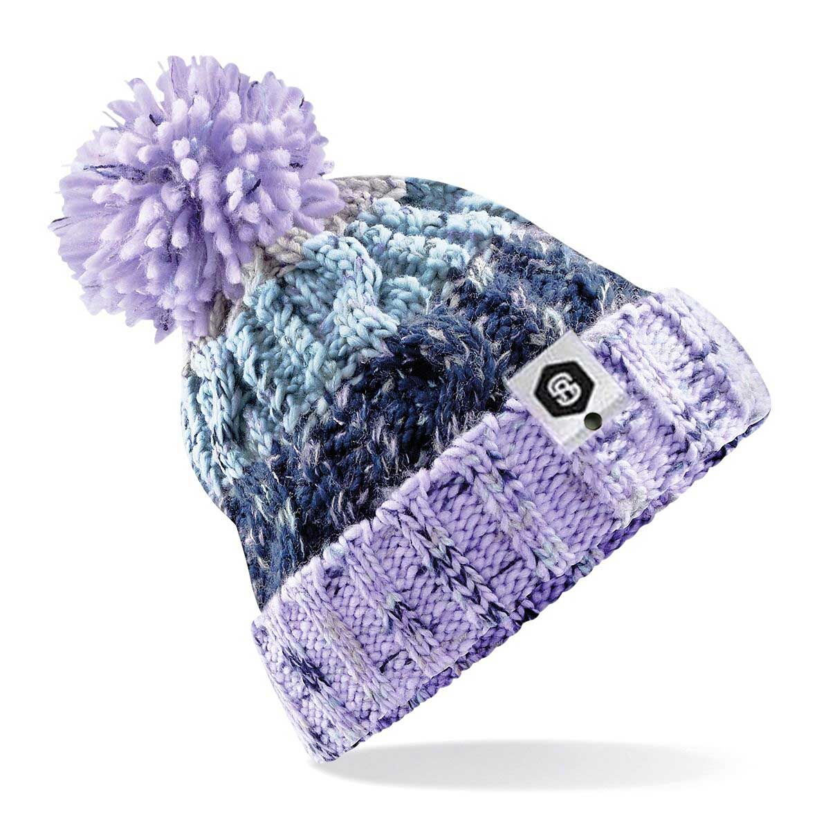 Stripe Pom-Pom Beanie - Image 6