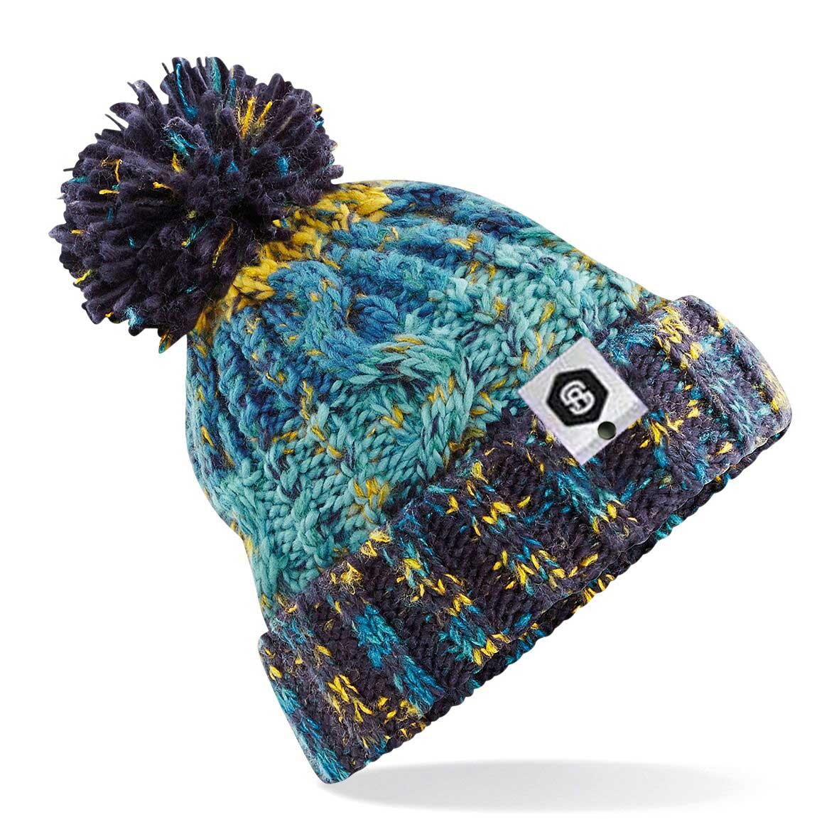 Stripe Pom-Pom Beanie - Image 7