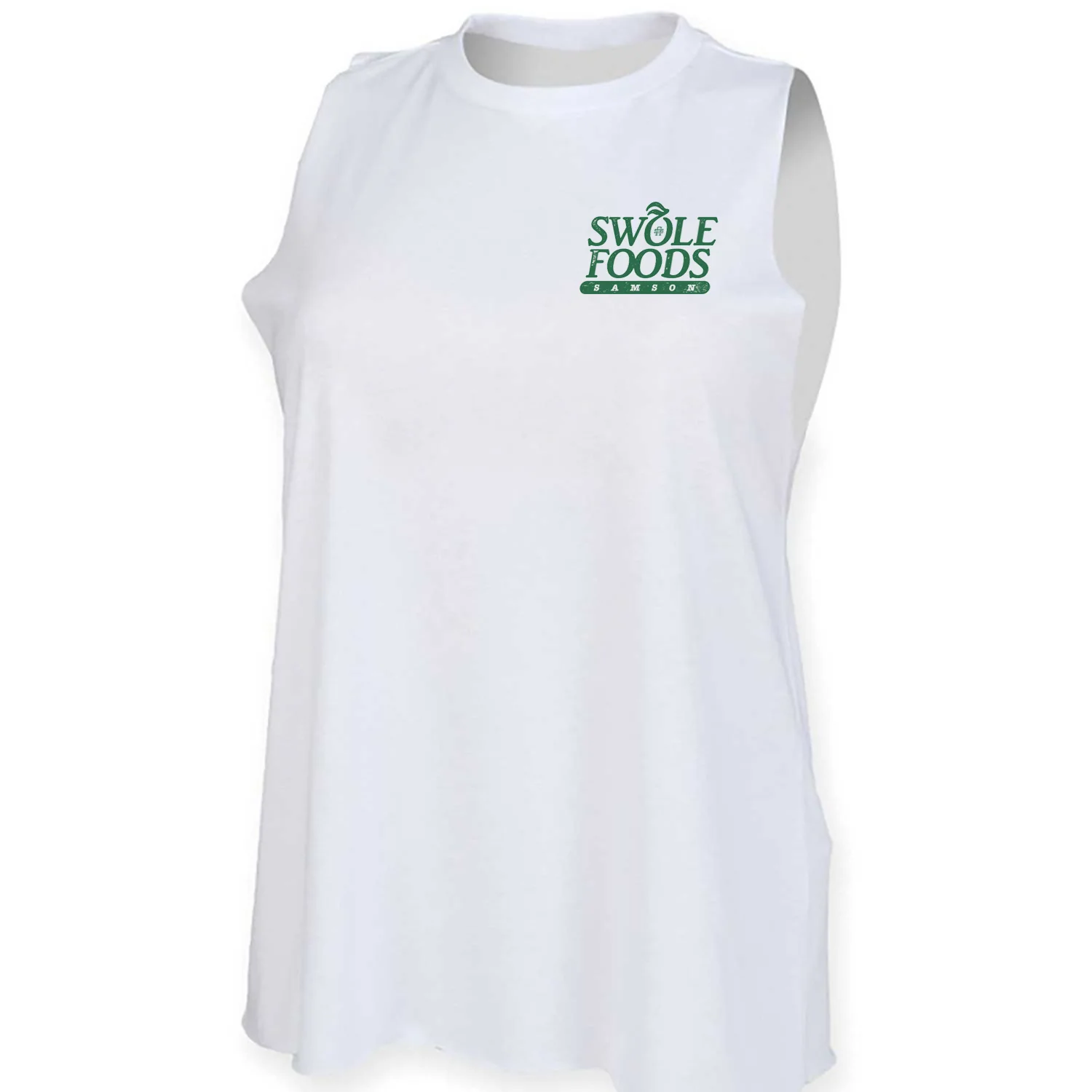 SwoleFoods Ladies Gym Cut Off Tank Top - Image 2