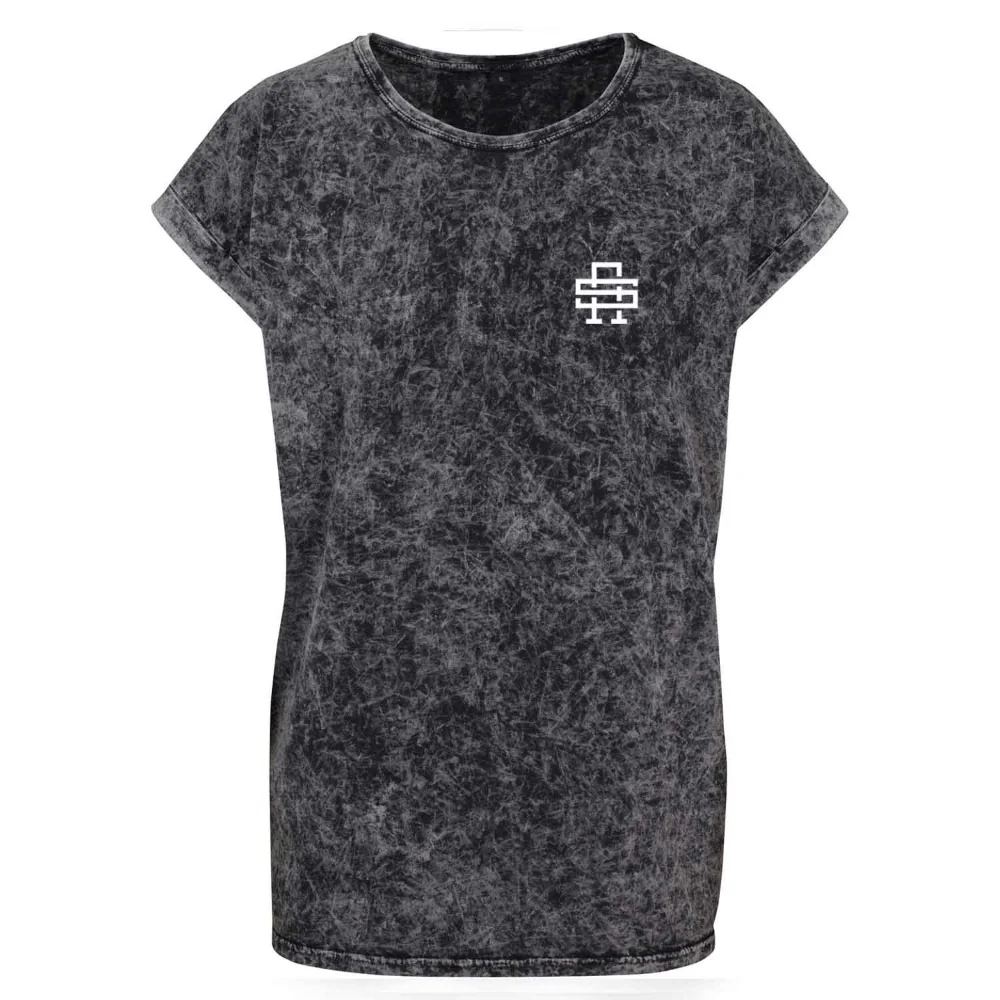 The Weak Is Meat Ladies Washed Shoulder Tee - Image 2