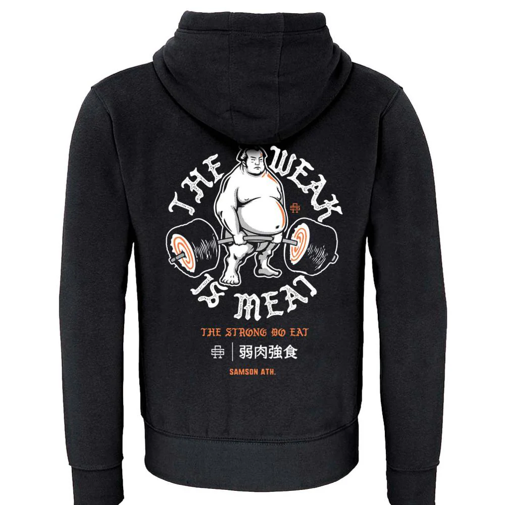 The Weak Is Meat Lux Hoodie with Zip