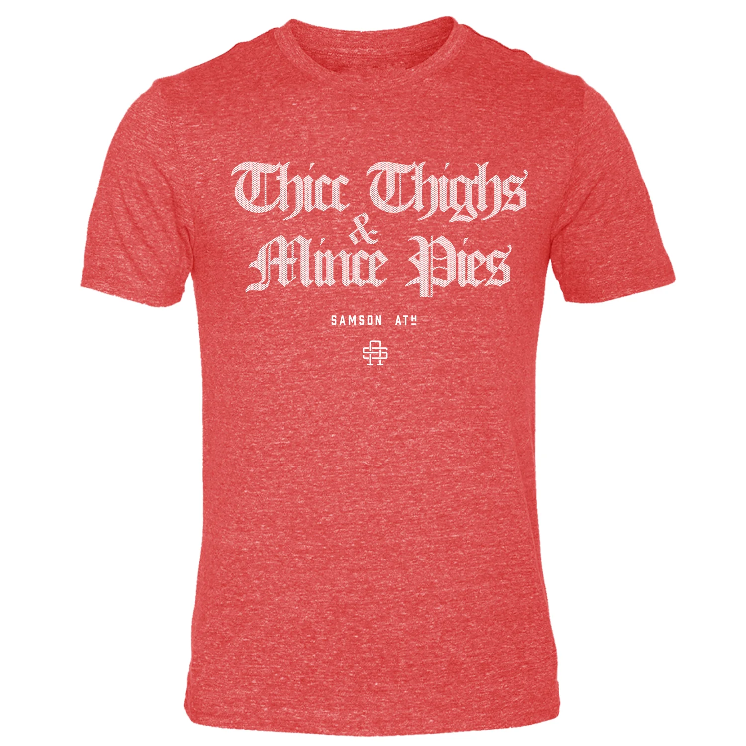 Thicc Thighs & Mince Pies - Christmas Gym T-Shirt