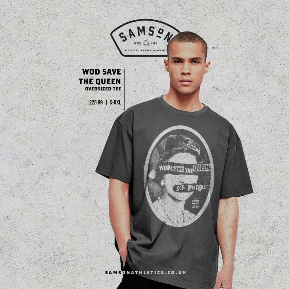 Wod Save The Queen Oversized T-Shirt - Image 2