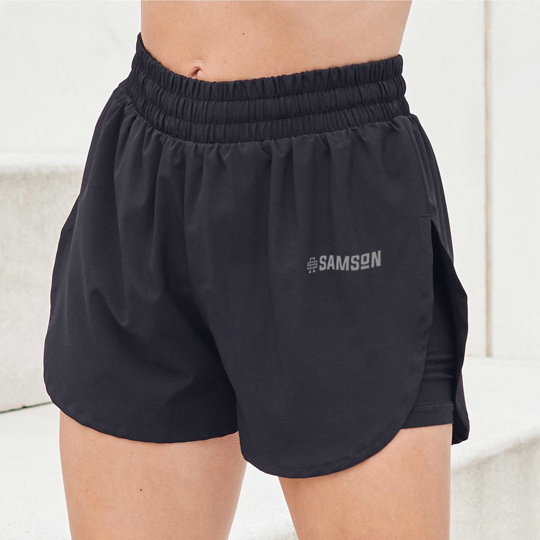 Women's Double Layer Functional Shorts - Image 3